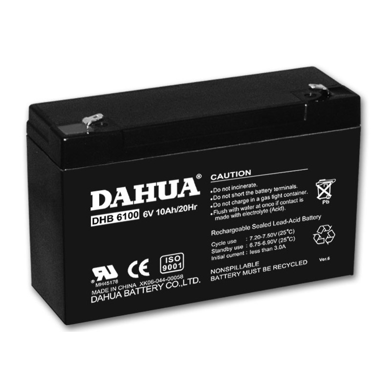 SEALED LEAD ACID BATTERY 6V10AH